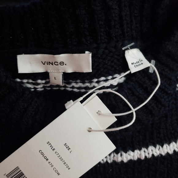 Vince Textured Stripe Sweater - Picture 5 of 10